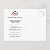 Sla de Motivatie bedrijfsaankondiging van de datum Aankondigingskaart (Achterkant)