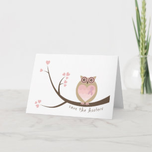 Sla de notitiekaarten van Hooters op