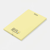 Sla de opmerkingen na de bijen op post-it® notes (Schuin)
