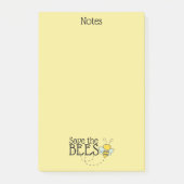 Sla de opmerkingen na de bijen op post-it® notes (Voorkant)