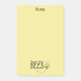 Sla de opmerkingen na de bijen op post-it® notes