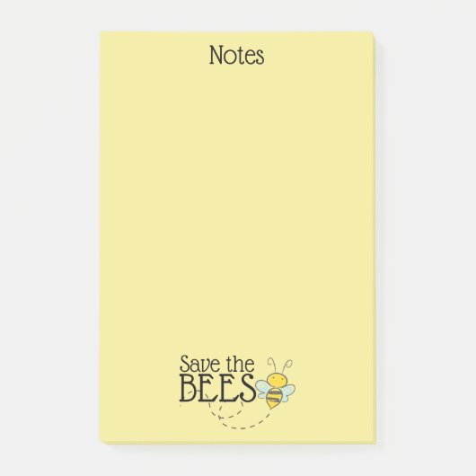 Sla de opmerkingen na de bijen op post-it® notes (Voorkant)