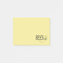 Sla de opmerkingen na de bijen op post-it® notes