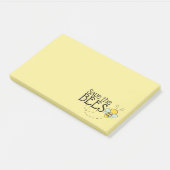 Sla de opmerkingen na de bijen op post-it® notes (Schuin)