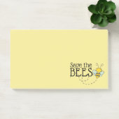 Sla de opmerkingen na de bijen op post-it® notes (Kantoor)