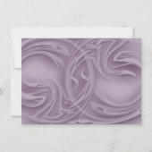 Sla de Paarse Aangepaste foto Datum stijlvol op Kaart (Achterkant)