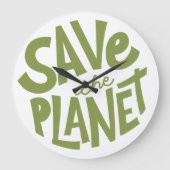 Sla de Planeet Eco Design op Grote Klok (Voorkant)