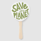 Sla de Planeet Eco Design op Handwaaier (Achterkant)