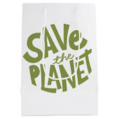 Sla de Planeet Eco Design op Medium Cadeauzakje (Achterkant)
