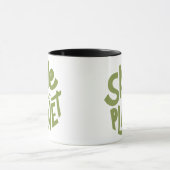 Sla de Planeet Eco Design op Mok (Midden)
