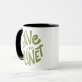 Sla de Planeet Eco Design op Mok (Voorkant links)