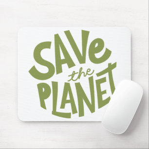 Sla de Planeet Eco Design op Muismat
