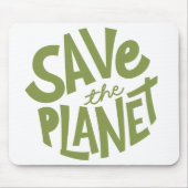 Sla de Planeet Eco Design op Muismat (Voorkant)