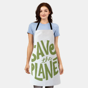 Sla de Planeet Eco Design op Schort