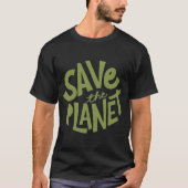 Sla de Planeet Eco Design op T-shirt (Voorkant)
