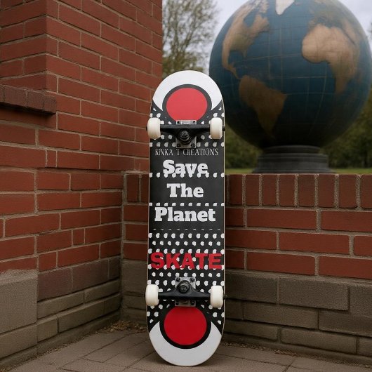 Sla de planeet op Skate Skateboard