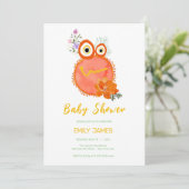 Sla de Planet Baby shower INVI op Kaart (Staand voorkant)