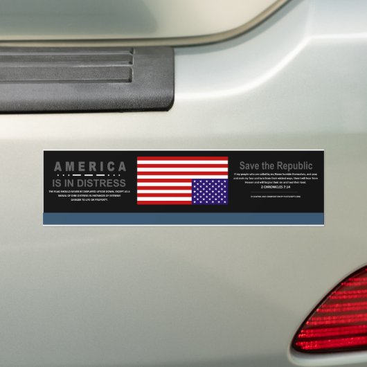 Sla de Republiek-bumpersticker op Bumpersticker (Op auto)