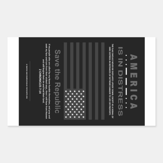 Sla de Republikeinse sticker op (Voorkant)