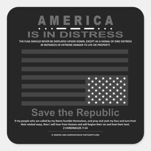 Sla de Republikeinse sticker op (Voorkant)