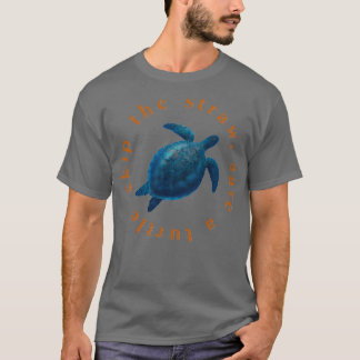Sla de riem op Een schildpad opslaan T-shirt