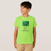 Sla de schildpadden op t-shirt (Voorkant volledig)