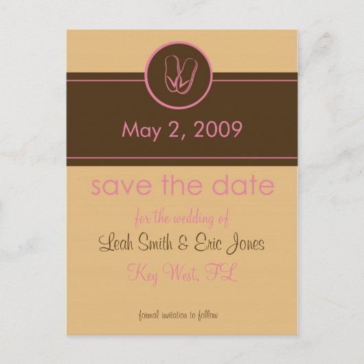 Sla de SJABLOON Datum Briefkaart op (Voorkant)