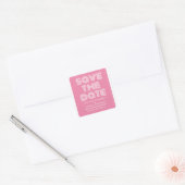 Sla de Stickers Datum opnieuw op, Roze (Envelop)
