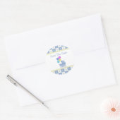Sla de Stickers van het Baby shower Datum op (Envelop)