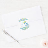 Sla de Stickers van het Baby shower Datum op (Envelop)