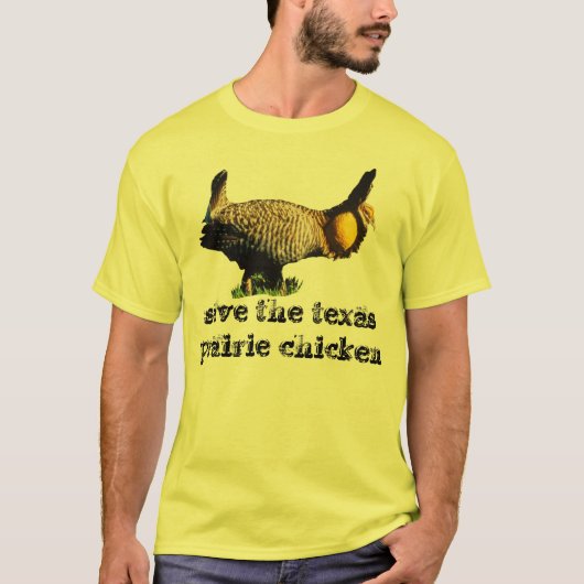 sla de texas prairie kip op t-shirt (Voorkant)