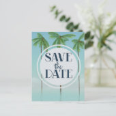 Sla de  tropische palmen op briefkaart (Staand voorkant)