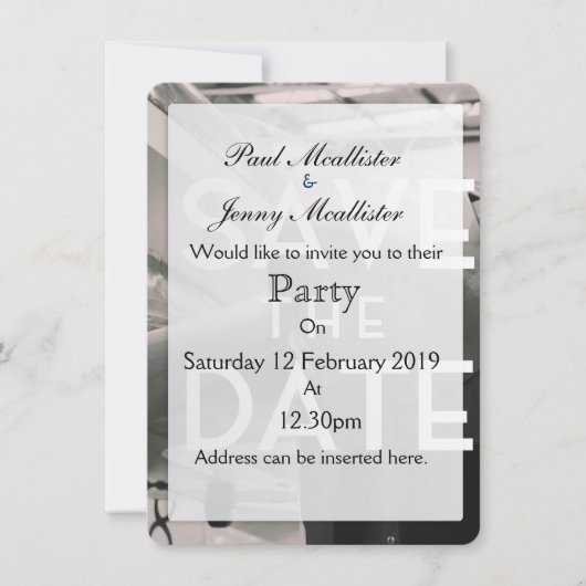 Sla de Vliegtuig Datum op Kaart (Voorkant)