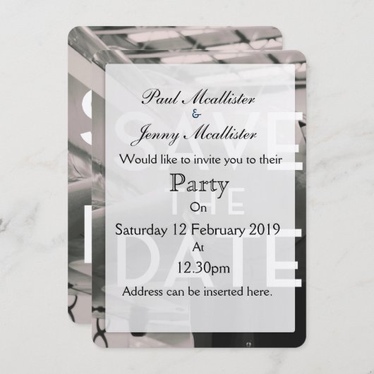 Sla de  Vliegtuig Datum op Kaart (Voorkant / Achterkant)