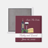 Sla de wijndatum op magneet (Voorkant / Achterkant)