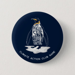 Sla de Zee Climate Action Support Custom op Ronde Button 5,7 Cm