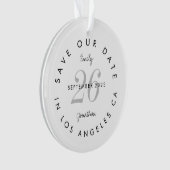 Sla de zwarte datumnamen op die zijn voorzien van ornament (voorkant)