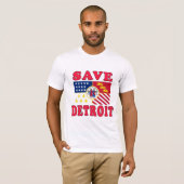 Sla Detroit op! T-shirt (Voorkant volledig)