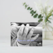 Sla deze datum op:~!, Sla deze alsjeblieft op... Aankondigingskaart (Staand voorkant)