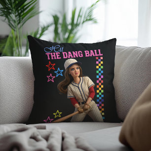 Sla Die Ballen Lekker Funny Baseball Moeder Poppen Kussen