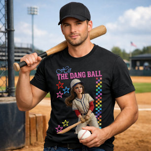 Sla Die Ballen Maar Kapot Grappige Honkbal Moeder T-shirt