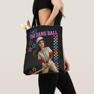 Sla Die Ballen Maar Raak Grappige Honkbal Moeder P Tote Bag