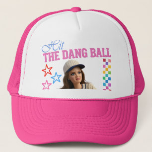 Sla Die Ballen Maar Raak Grappige Honkbal Moeder P Trucker Pet