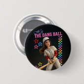 Sla Die Verduivelde Bal Funny Honkbal Moeder Pop G Ronde Button 5,7 Cm (Voorkant /achterkant)