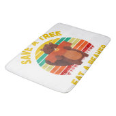 Sla een boom op Eet een Bever Grappige Bever Pun A Badmat (Gekanteld)