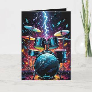 Sla een drumstel blank kaart