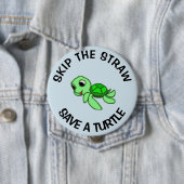 Sla een knop voor een schildpad op ronde button 4,0 cm (In situ)