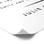 Sla een pose | Trouwfotocabine Poster (Hoek)