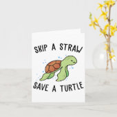 Sla een riem over en sla een schildpad op. kaart (Gele Bloem)