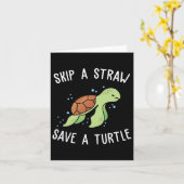 Sla een riem over en sla een schildpad op. kaart (Gele Bloem)